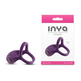INYA Valiant - Berry - Purple USB Rechargeable Vibrating Cock Ring - Mr and Mrs D's