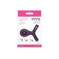 INYA Valiant - Berry - Purple USB Rechargeable Vibrating Cock Ring - Mr and Mrs D's