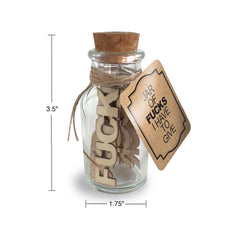 Jar Of Fucks I Have To Give - NOVELTIES - Mr and Mrs D's