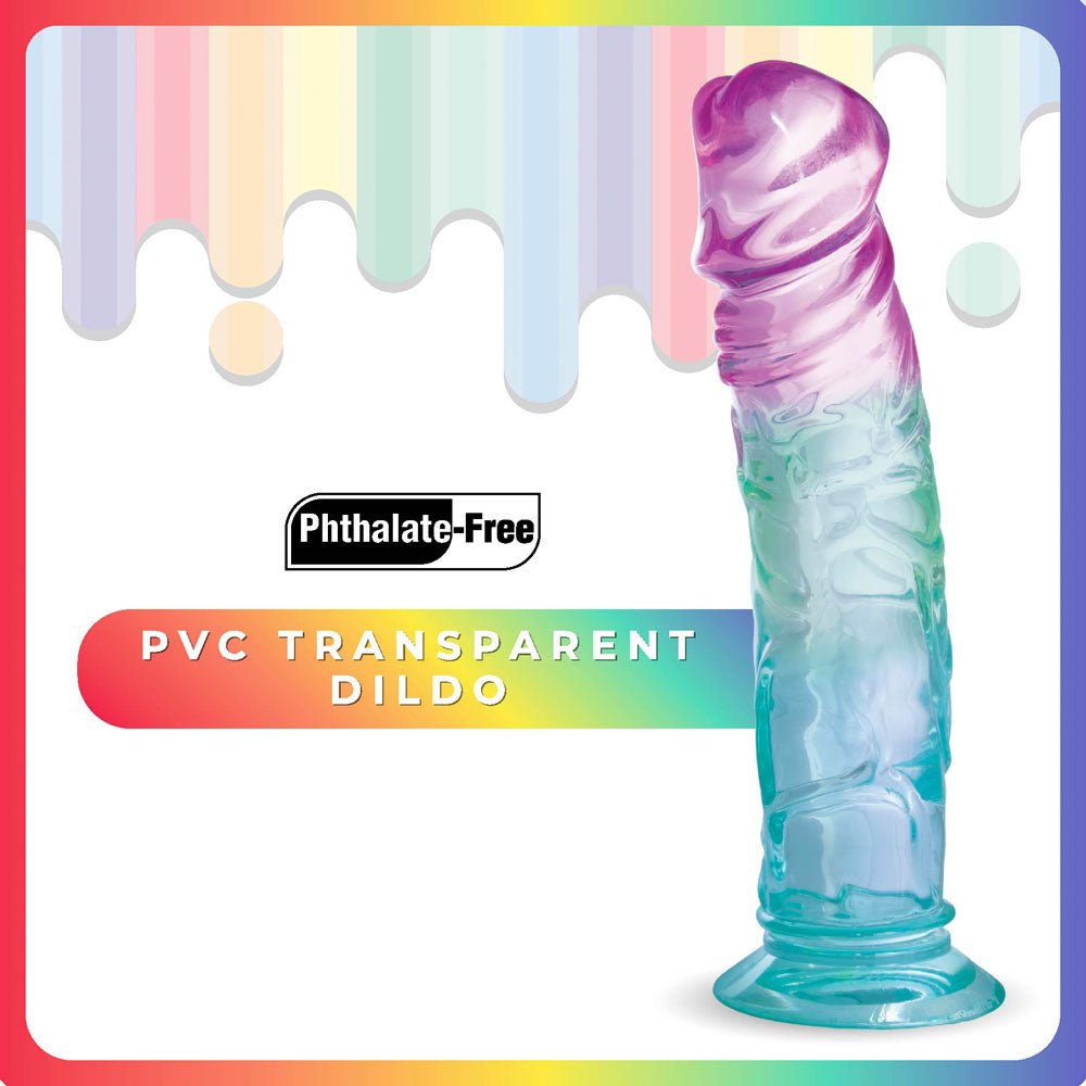Jellido 18cm Dildo - Clear Coloured 18 cm Dildo - DONGS - Mr and Mrs D's