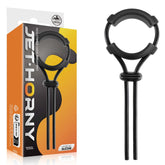 Jet Horny - Black Adjustable Cock Lasso Ring - Mr and Mrs D's