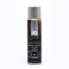 JO Gelato Decadent Double Chocolate Flavoured Water Based Lubricant - 120 ml Bottle - LOTIONS & LUBES - Mr and Mrs D's