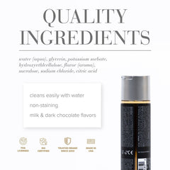 JO Gelato Decadent Double Chocolate Flavoured Water Based Lubricant - 120 ml Bottle - LOTIONS & LUBES - Mr and Mrs D's