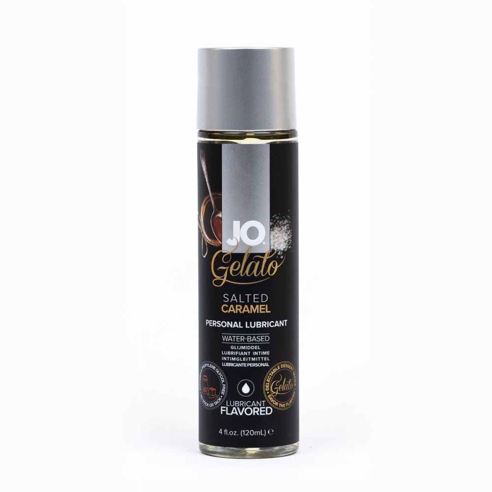 JO Gelato Salted Caramel Flavoured Water Based Lubricant - 120 ml - LOTIONS & LUBES - Mr and Mrs D's