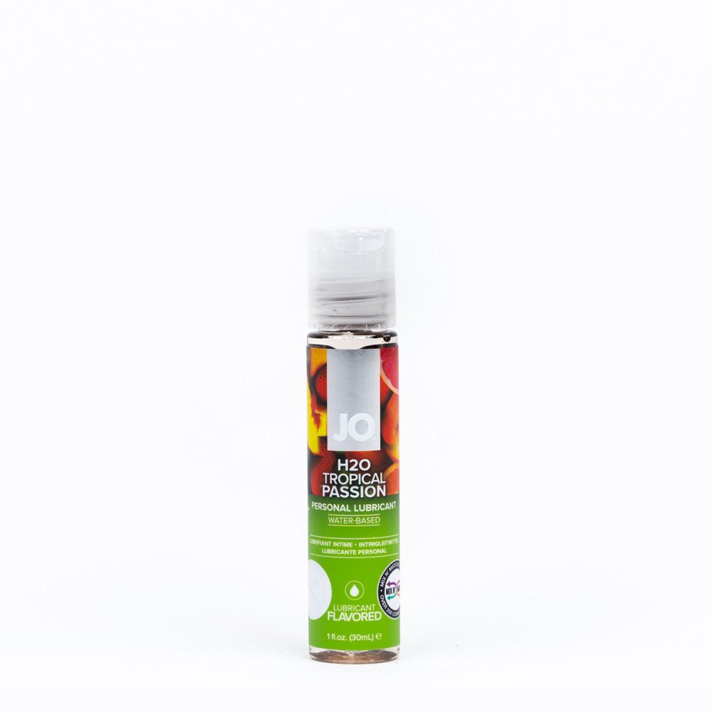 JO H2O Tropical Passion Flavoured Water Based Lubricant - 30 ml Bottle - LOTIONS & LUBES - Mr and Mrs D's