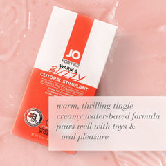 JO Warm & Buzzy Warming Clitoral Stimulant Gel - 10 mL - ENHANCERS - Mr and Mrs D's