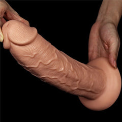 King Size 11'' Realistic Dildo - Flesh 28 cm Dong - DONGS - Mr and Mrs D's