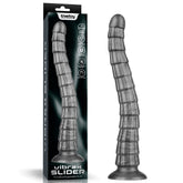 King Sized Vibrating Vibrax Slider - Grey 36.8 cm (14.5'') USB Rechargeable Vibrating Dildo - DONGS - Mr and Mrs D's