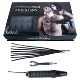 KinkLab Obsidian Neon Electrosex Wand Intensity Kit - Mr and Mrs D's