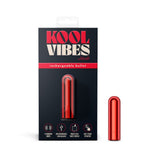 Kool Vibes - Rechargeable Mini Bullet - Cherry - Red 6.4 cm USB Rechargeable Bullet - Mr and Mrs D's