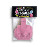 Last Fuck I Have To Give Sticky Notes - Multi Coloured Novelty Sticky Notes - 100 Pack - Mr and Mrs D's