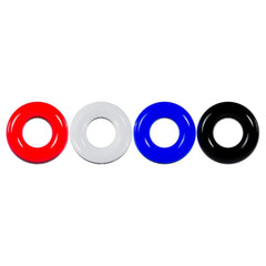 LEVELZ Multicolour Cock Ring Set - Coloured 4 Pack - COCK RINGS - Mr and Mrs D's