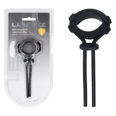 LEVELZ Wide Detachable Adjustable Lasso Cock Ring - Black - COCK RINGS - Mr and Mrs D's