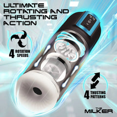 LoveBotz The Milker Roto - Stroke - USB Rechargeable Thrusting & Rotating Male Masturbator - MASTURBATORS - Mr and Mrs D's