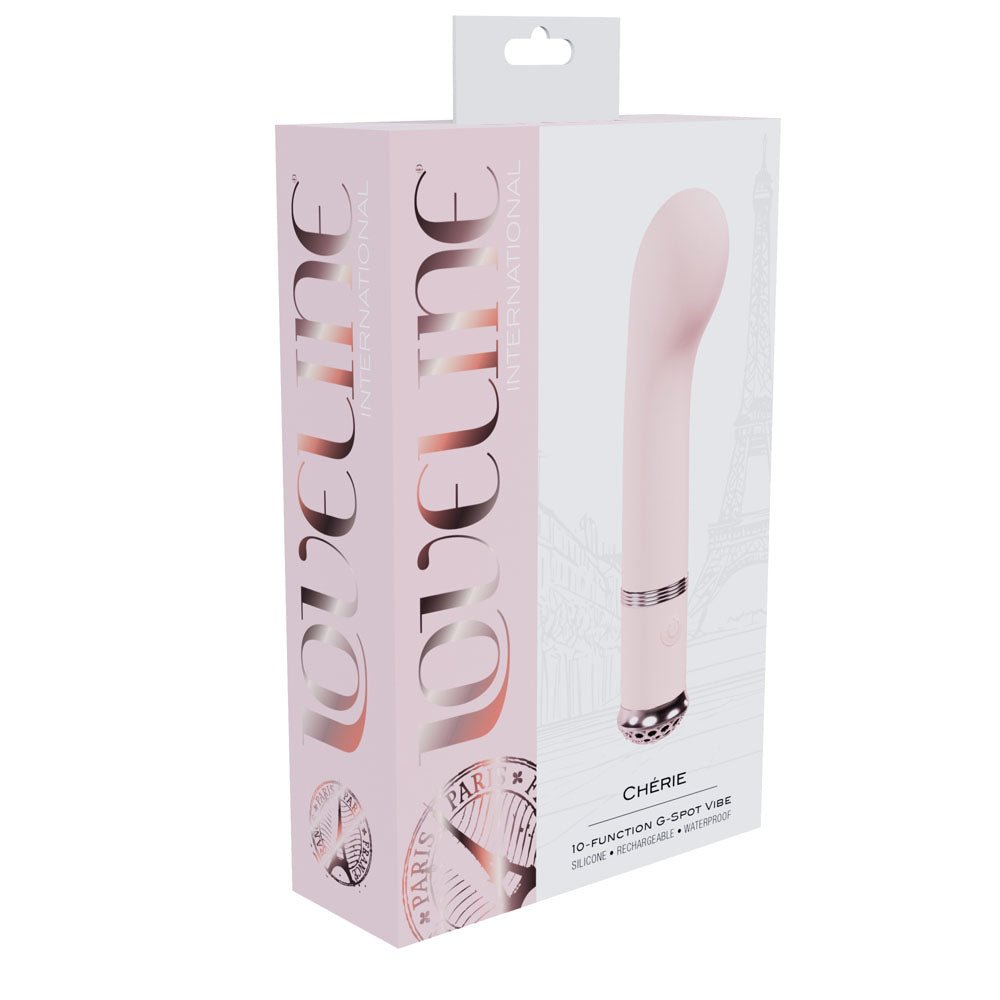 LOVELINE Cherie Pink Vibrator - 14 cm USB Rechargeable - Mr and Mrs D's