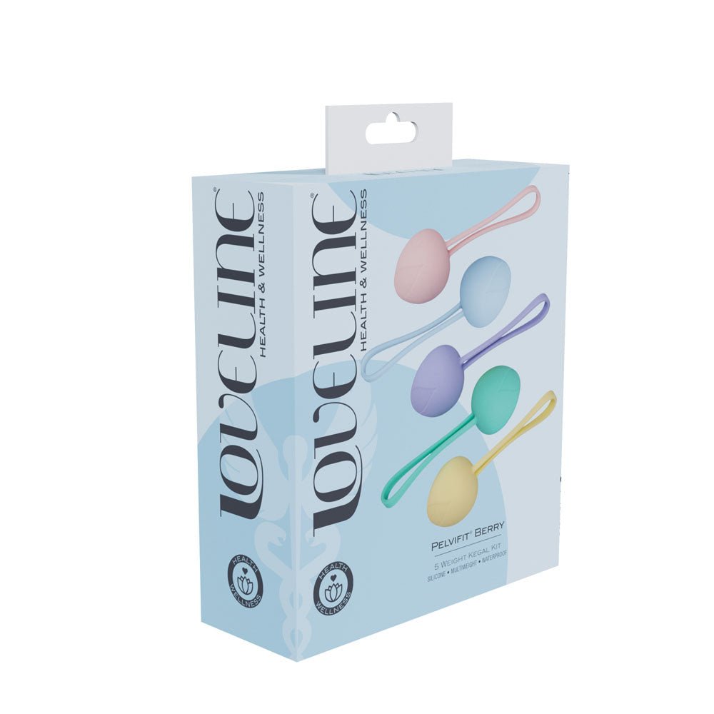 LOVELINE PelviFit Berry - Coloured Kegel Kit - Set of 5 Sizes - Mr and Mrs D's