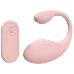 LOVELINE Wave - Pink USB Rechargeable C - Shaped Vibrator with Remote - Mr and Mrs D's