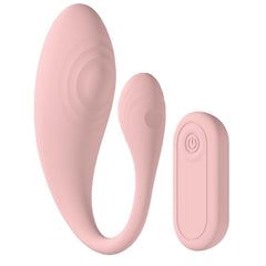 LOVELINE Wave - Pink USB Rechargeable C - Shaped Vibrator with Remote - Mr and Mrs D's