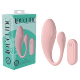 LOVELINE Wave - Pink USB Rechargeable C - Shaped Vibrator with Remote - Mr and Mrs D's