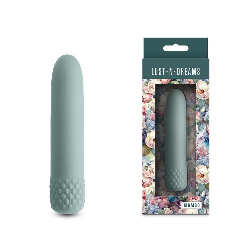Lust - n - Dreams - Mambo - Sage - Green 12.2 cm USB Rechargeable Bullet - Mr and Mrs D's