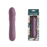 Lust - n - Dreams - Poise - Mauve - Purple 17.3 cm USB Rechargeable Thrusting Vibrator - Mr and Mrs D's
