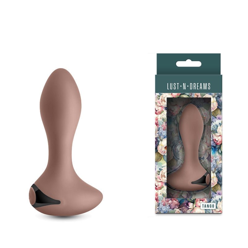 Lust - n - Dreams - Tango - Autumn - Beige 11.5 cm USB Rechargeable Vibrating Butt Plug - Mr and Mrs D's