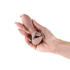 Lust - n - Dreams - Tango - Autumn - Beige 11.5 cm USB Rechargeable Vibrating Butt Plug - ANAL TOYS - Mr and Mrs D's