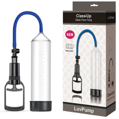 LuvPump ClassiUp Classic Power Penis Pump - Large - Clear - PUMPS - Mr and Mrs D's