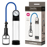 LuvPump ClassiXtra Advanced Power Penis Pump with Pressure Gauge - Clear - Mr and Mrs D's