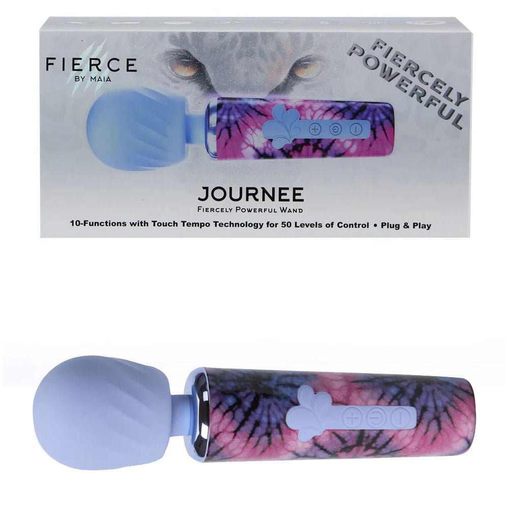 Maia JOURNEE Wand - Purple 15.9 cm USB Rechargeable Massage Wand - VIBRATORS - Mr and Mrs D's