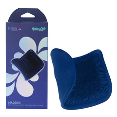 Maia MADDOX - Blue Textured Stroker Sleeve - MASTURBATORS - Mr and Mrs D's