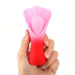 Maia MINA - Red - Red/Pink USB Rechargeable Fluttering Flower Stimulator - STIMULATORS - Mr and Mrs D's