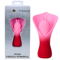 Maia MINA - Red - Red/Pink USB Rechargeable Fluttering Flower Stimulator - STIMULATORS - Mr and Mrs D's