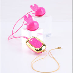 Maia MOLLI - Pink - Pink USB Rechargeable Vibrating Nipple Clamps & Necklace - BONDAGE - TOYS - Mr and Mrs D's