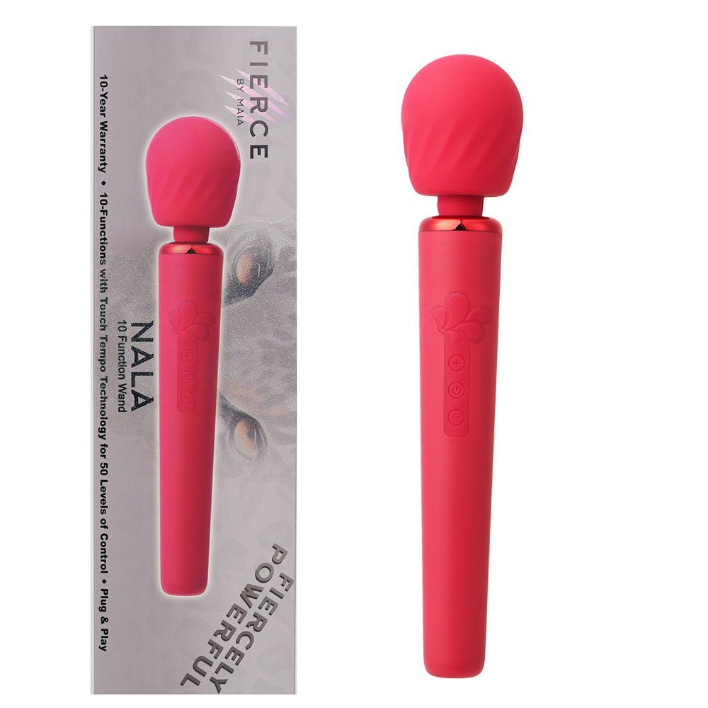 Maia NALA - Red - Red 30 cm USB Rechargeable Massage Wand - VIBRATORS - Mr and Mrs D's