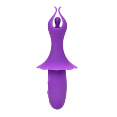 Maia SIENNA - Purple - Purple 15.2 cm USB Rechargeable Fluttering Bullet - Mr and Mrs D's
