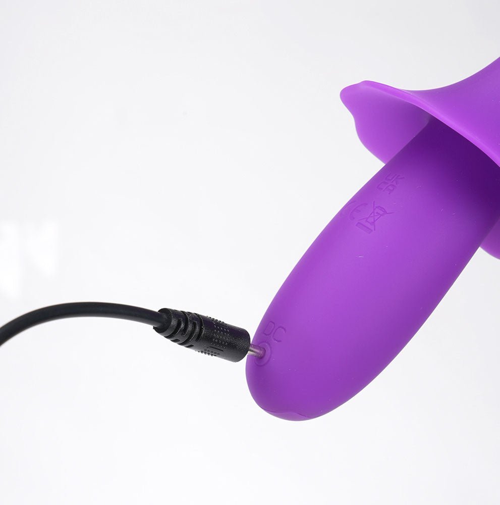 Maia SIENNA - Purple - Purple 15.2 cm USB Rechargeable Fluttering Bullet - Mr and Mrs D's
