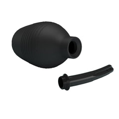 MR PLAY Anal Douche - Black - Black Unisex Douche - 310 ml Capacity - Mr and Mrs D's
