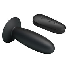 MR PLAY Remote Control Vibrating Anal Plug - Black USB Rechargeable Vibrating Butt Plug with Wireless Remote - Mr and Mrs D's