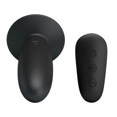 MR PLAY Remote Control Vibrating Anal Plug - Black USB Rechargeable Vibrating Butt Plug with Wireless Remote - Mr and Mrs D's