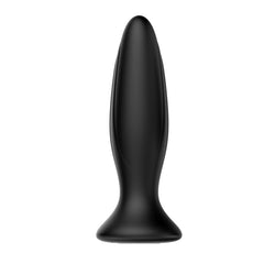MR PLAY Vibrating Anal Plug - Black 12.8 cm USB Rechargeable Vibrating Butt Plug - Mr and Mrs D's