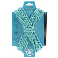 OUCH! Bondage Rope - 10 M - Blue - Blue Nylon Bondage Rope - 10 metre Length - Mr and Mrs D's