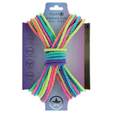 OUCH! Bondage Rope - 10 M - Multicolour 2 - Multicoloured Nylon Bondage Rope - 10 metre Length - BONDAGE - TOYS - Mr and Mrs D's