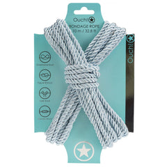 OUCH! Bondage Rope - 10 M - Powder Blue Nylon Bondage Rope - Mr and Mrs D's