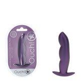OUCH! Finger Anal Plug - Metallic Purple - Metallic Purple 11.7 cm Butt Plug - ANAL TOYS - Mr and Mrs D's