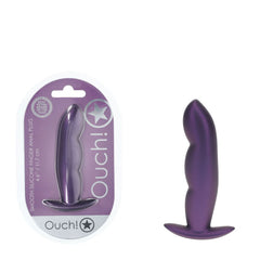 OUCH! Finger Anal Plug - Metallic Purple - Metallic Purple 11.7 cm Butt Plug - ANAL TOYS - Mr and Mrs D's