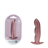 OUCH! Finger Anal Plug - Rose Gold - Rose Gold 11.7 cm Butt Plug - ANAL TOYS - Mr and Mrs D's