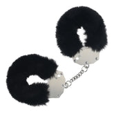 OUCH! Heavy - Duty Fluffy Cuffs - Black - Black Fluffy Restraints - BONDAGE - TOYS - Mr and Mrs D's