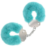 OUCH! Heavy - Duty Fluffy Cuffs - Blue - Blue Fluffy Restraints - BONDAGE - TOYS - Mr and Mrs D's