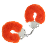 OUCH! Heavy - Duty Fluffy Cuffs - Orange - Orange Fluffy Restraints - BONDAGE - TOYS - Mr and Mrs D's